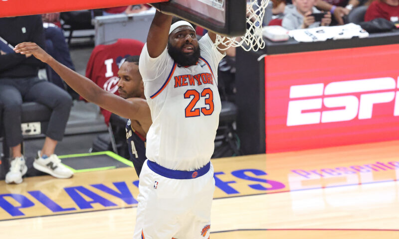 Mitchell Robinson is adding one more chapter to his storied Knicks tenure