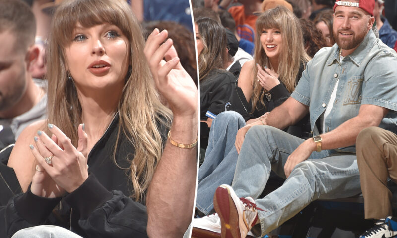 Taylor Swift and Travis Kelce spotted on date night at Knicks game