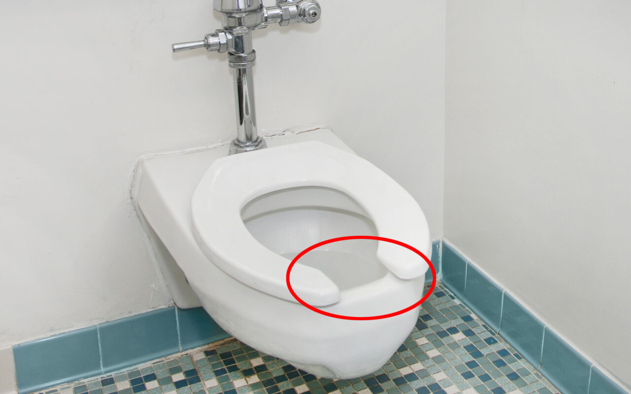 The real reason why public toilet seats have gaps in them — and it’s not as gross as you might think