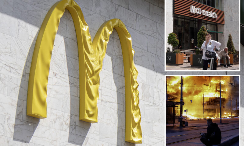 Latest Russian attack melts golden arches on Ukraine’s first McDonald’s