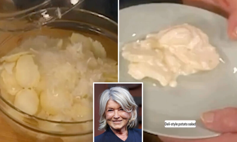 Martha Stewart’s simple potato salad recipe divides with controversial ingrediets