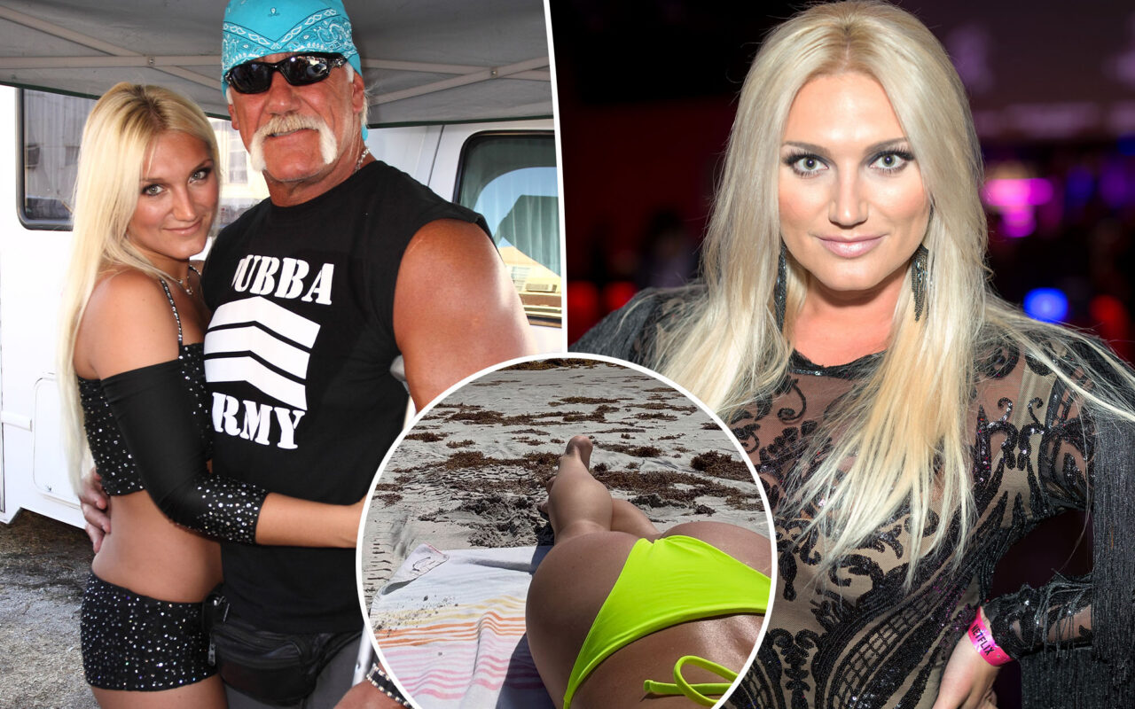 Brooke Hogan claps back after ‘trolls’ claim she mourned late dad Hulk Hogan with a ‘thirst trap’