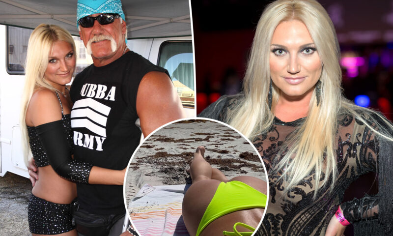 Brooke Hogan claps back after ‘trolls’ claim she mourned late dad Hulk Hogan with a ‘thirst trap’
