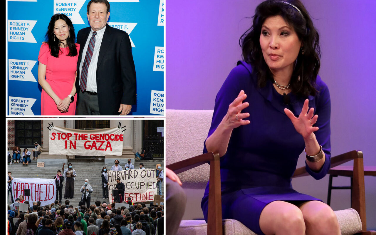 Israel supporters slam Harvard’s appointment of controversial NY Times columnist Nicholas Kristof’s wife