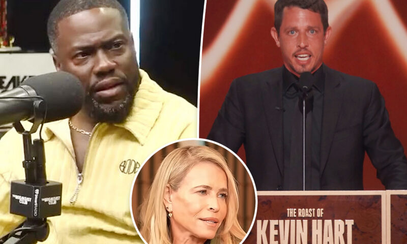 Kevin Hart defends Tony Hinchliffe’s roast jokes after Chelsea Handler blasts ‘racist’ comedian