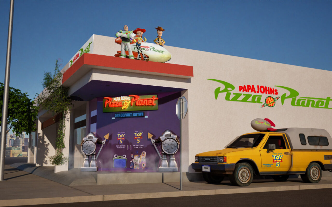 Papa Johns to open Pizza Planet pop-ups in LA for ‘Toy Story 5’