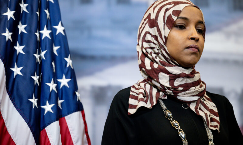 Ilhan Omar brushes off proposal that could see her banned from Congress