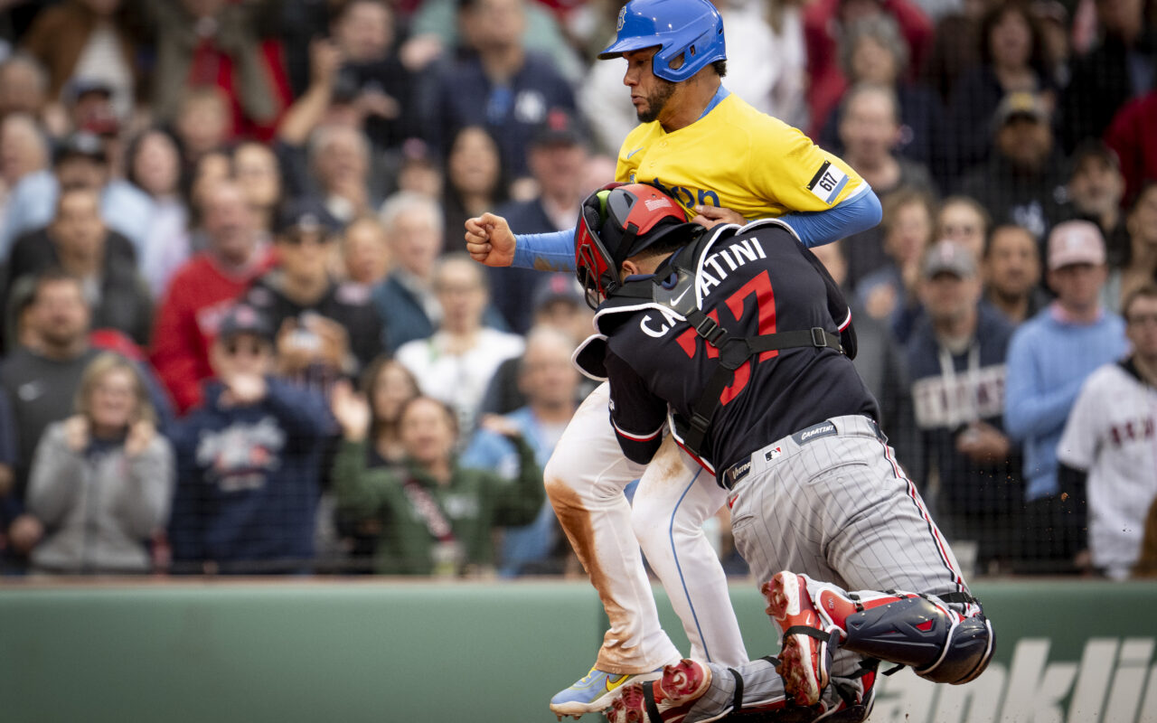 Red Sox’s Willson Contreras sets off another benches-clearing incident after home plate collision