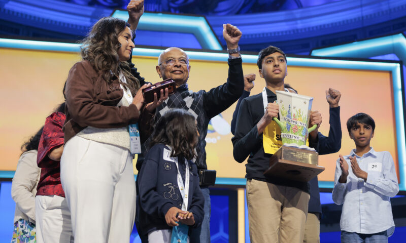 Shrey Parikh was named 2026 Scripps National Spelling Bee Champion