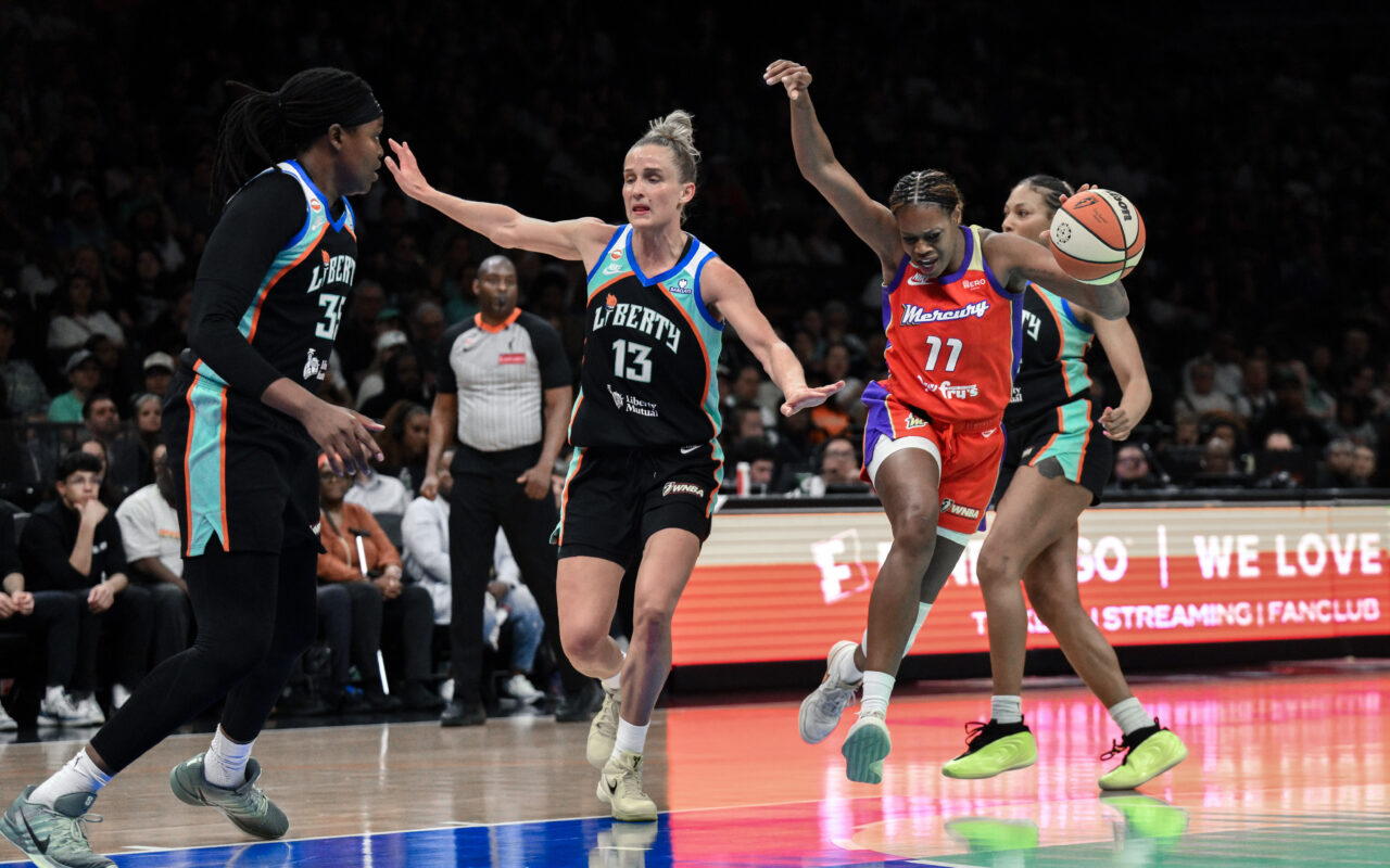 Leonie Fiebich makes defensive presence felt in her Liberty season debut