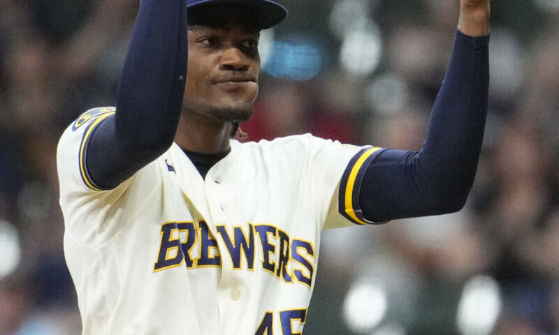 Brewers’ Abner Uribe celebrates with wild ‘suck it’ chop at Cardinals — but manager was ‘embarrassed’