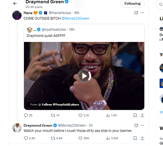 Draymond Green threatens Knicks supporter with ‘smashing kids’ post as Warriors star keeps beefing with fan base