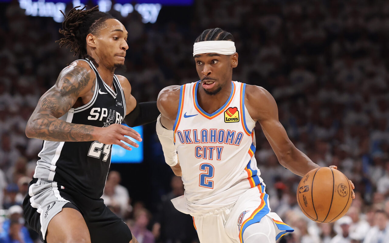 Thunder roll past Spurs in critical Game 5 to move one game closer to facing Knicks in NBA Finals