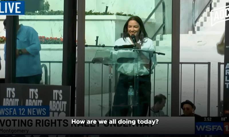 AOC tells New Yorkers to ‘pull up’ to Alabama during fiery rally speech