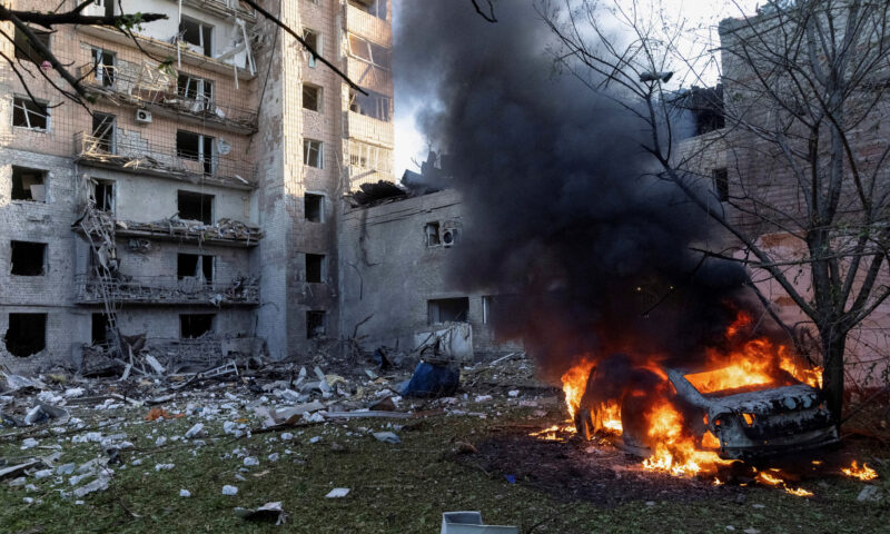 8 dead in missile and drone attacks on Russian and Ukrainian territory