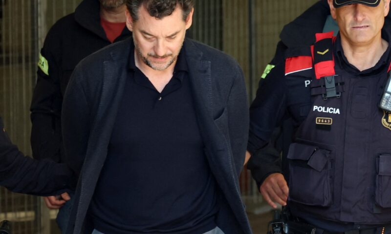 Mango tycoon’s son quits fashion giant days after he’s arrested over dad’s cliff fall death