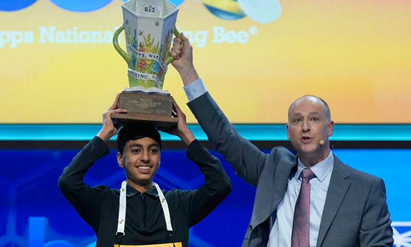 California teen wins Scripps National Spelling Bee in dramatic lightning-round tiebreaker