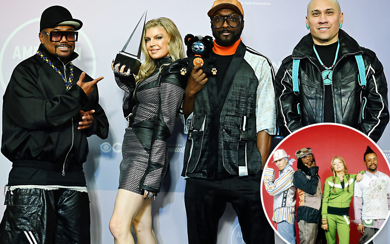 Fergie has emotional reunion with Black Eyed Peas ‘brothers’ at 2026 AMAs
