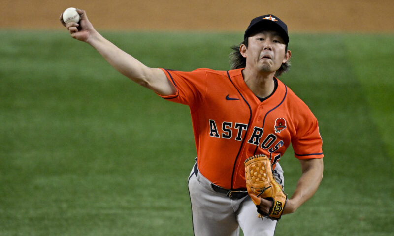 Three Astros pitchers combine for first MLB no-hitter since 2024