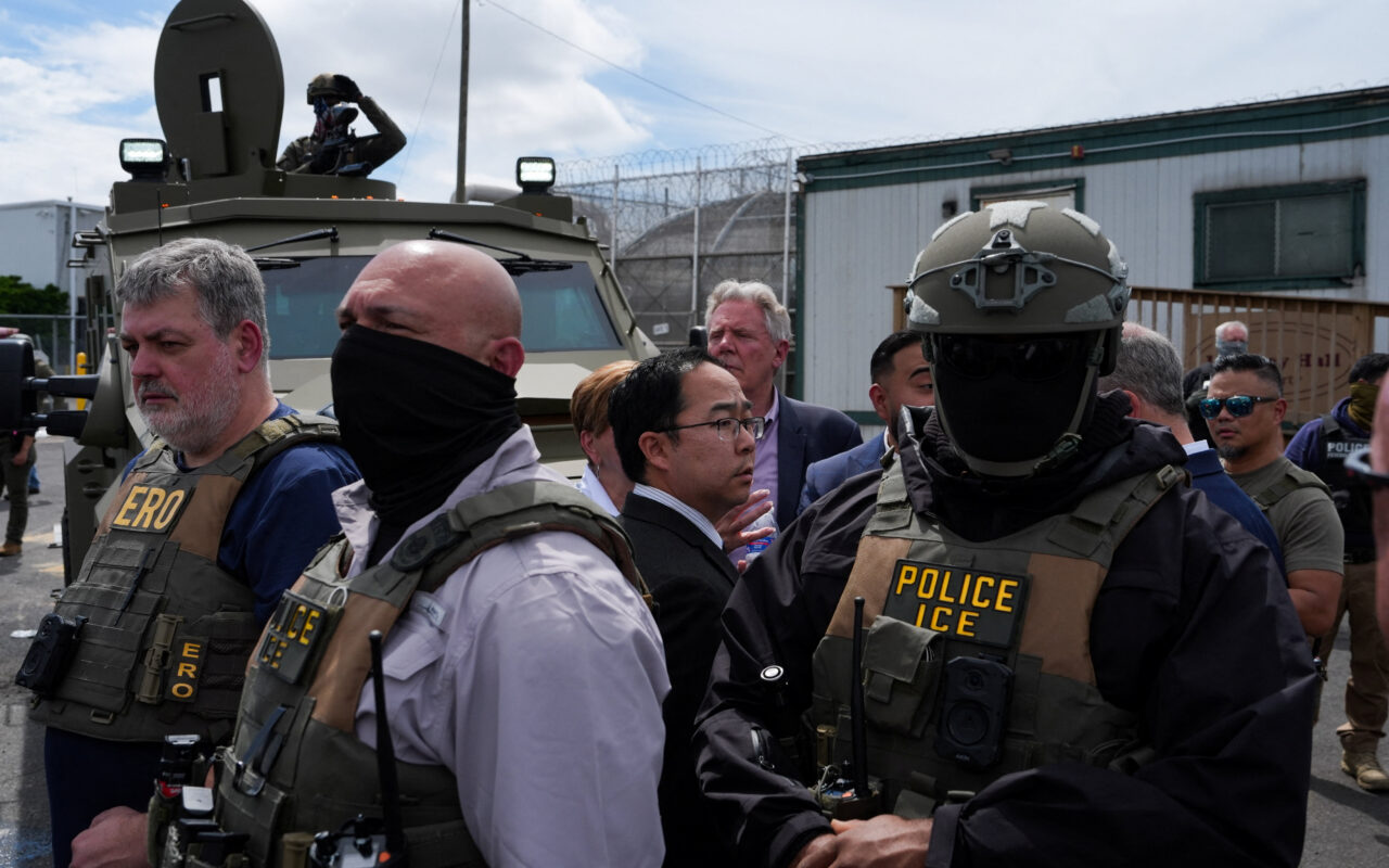 NJ Gov. Mikie Sherrill slammed for Memorial Day ‘stunt’ at Newark ICE facility as tense protests rage