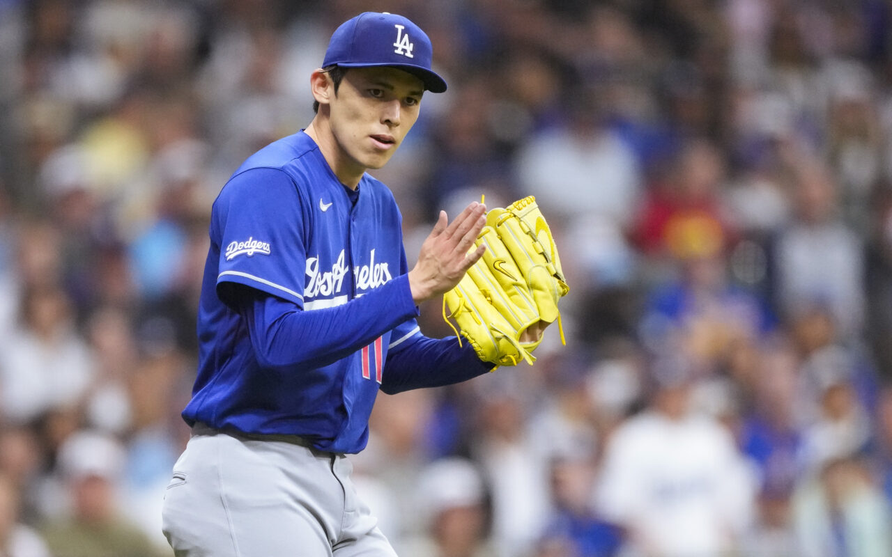 Dodgers bullpen sets record-long scoreless streak to snap Brewers skid