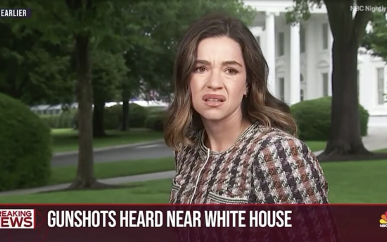 Clueless NBC reporter dragged for lackluster on-camera reaction to shots fired at White House