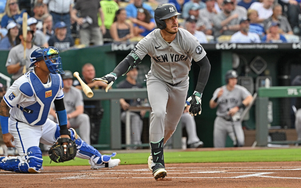 Yankees pound out 24 hits to steamroll Royals in much-needed laugher for third straight win