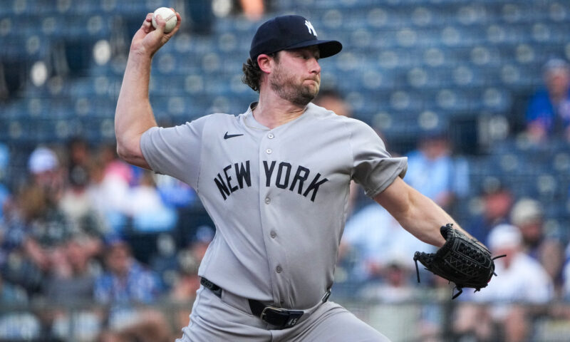 Gerrit Cole looks like vintage self as Yankees sweep Royals