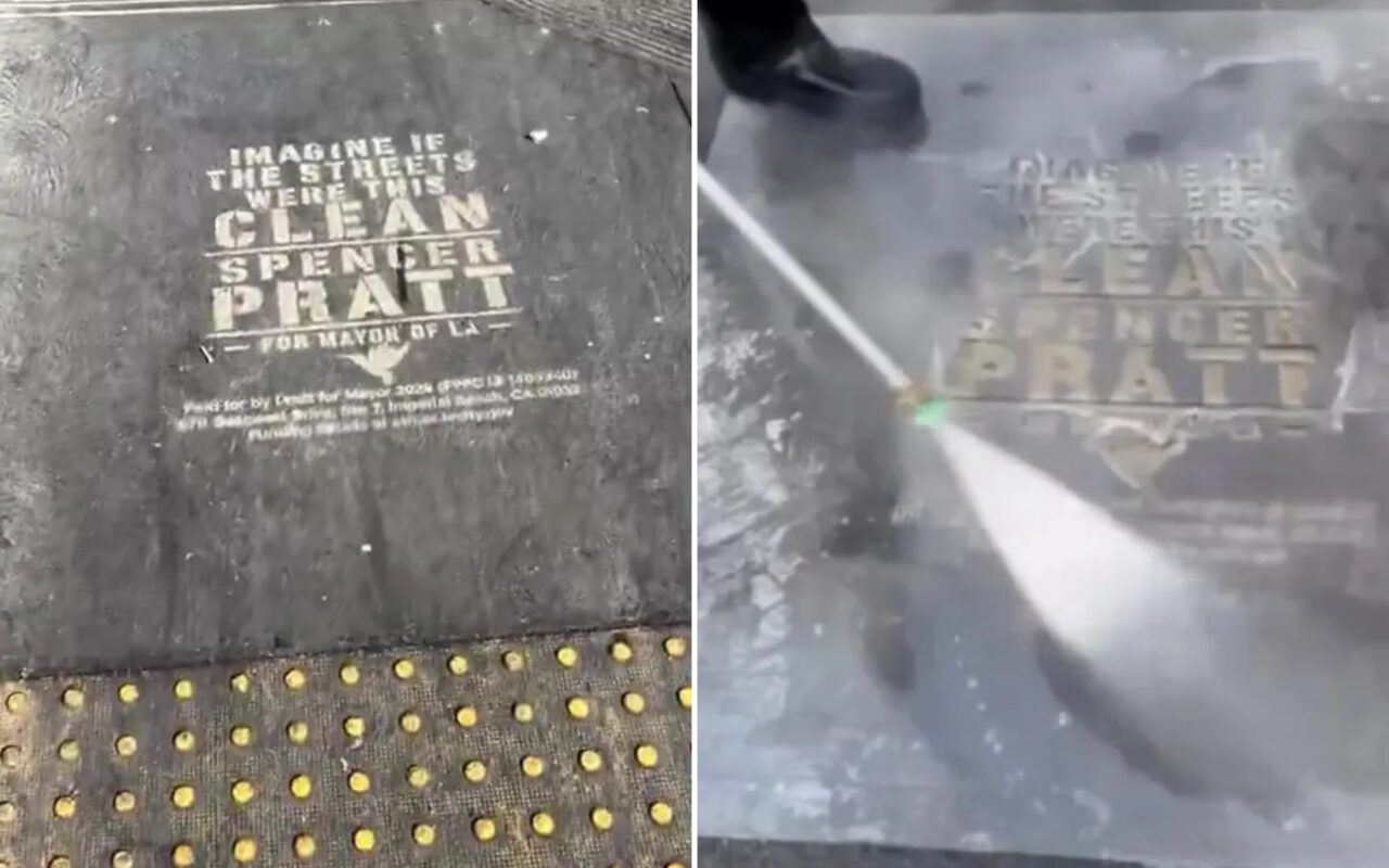Spencer Pratt’s latest campaign ad puts LA’s filthy streets on blast: ‘Imagine if the streets were this clean’