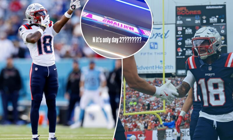 Patriots receiver makes outrageous social media post