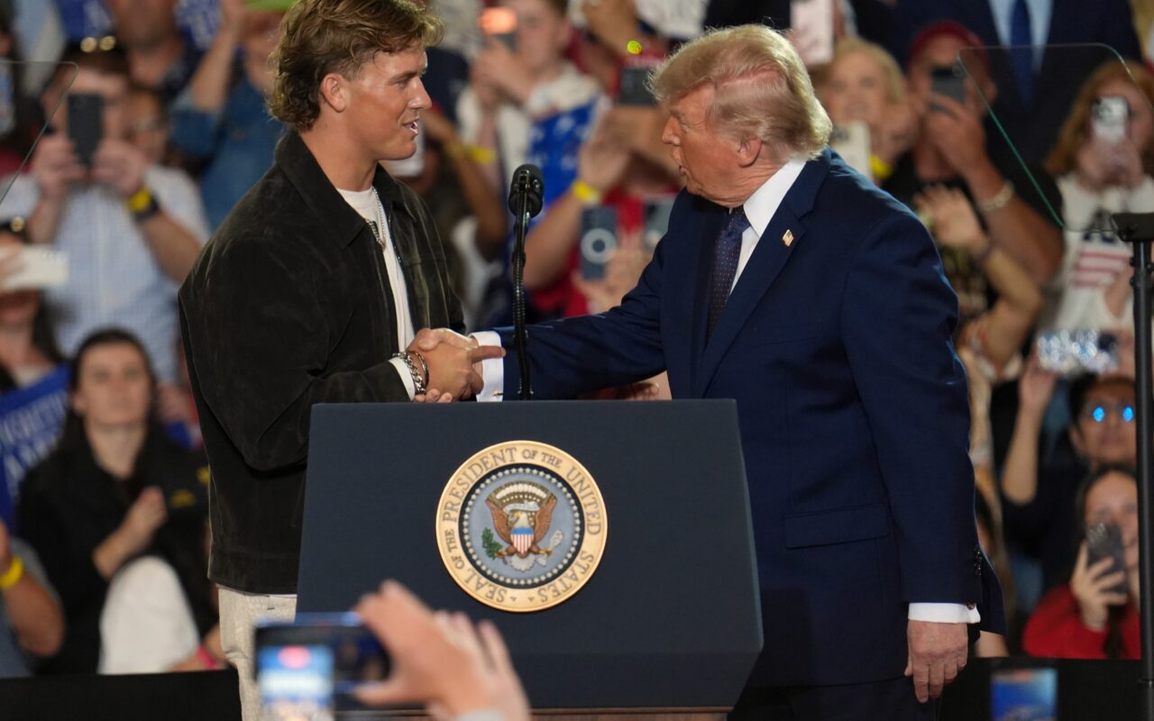Trump heaps more praise on Giants QB, ‘male model’ Jaxson Dart in fawning interview: ‘He’s a beautiful guy’