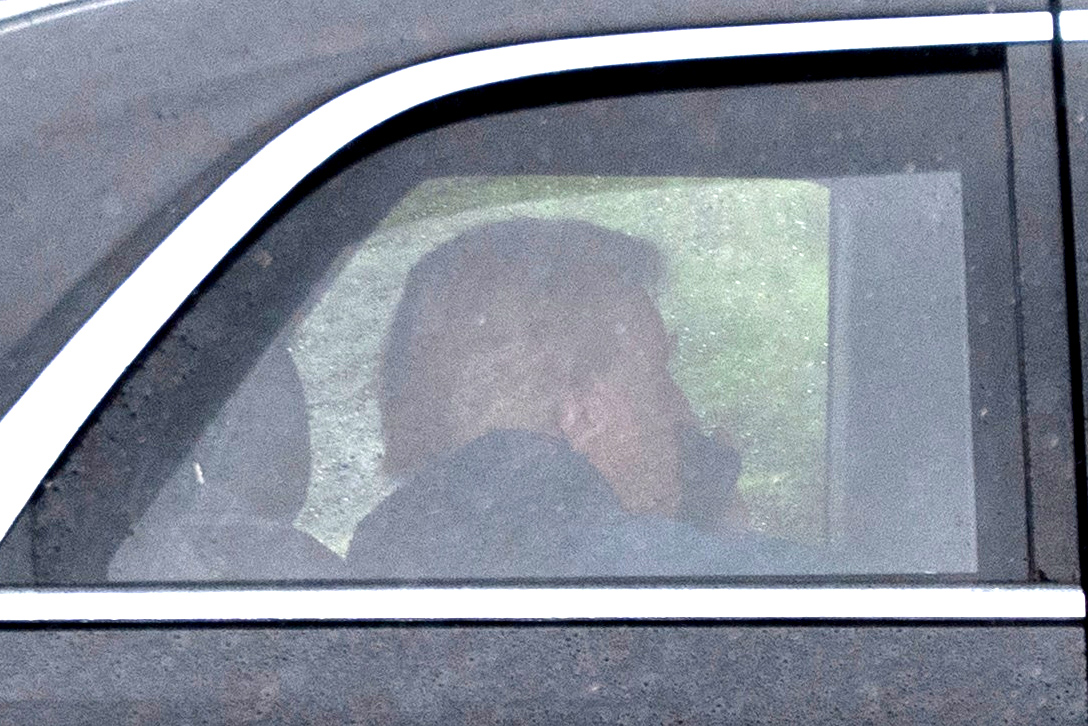 Trump arrives at Walter Reed for his physical exam