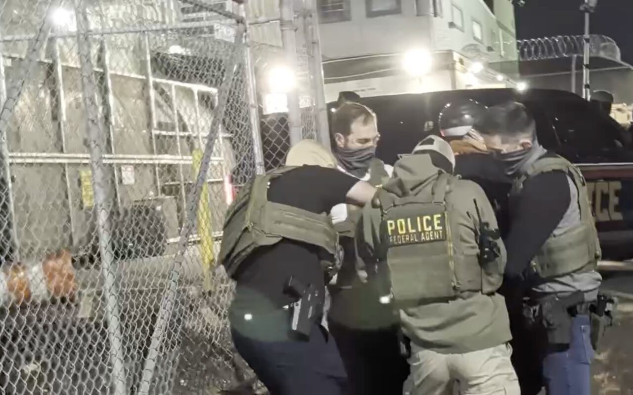 At least 3 anti-ICE agitators detained during another wild night outside Newark’s Delaney Hall