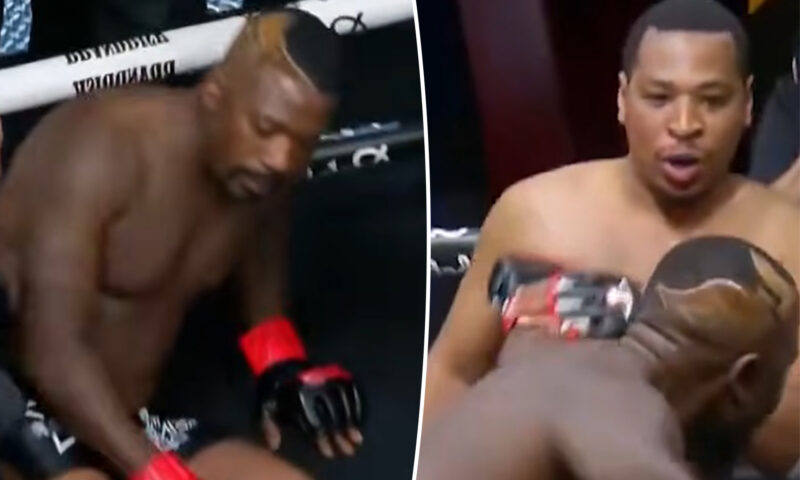 Ray J gets brutally knocked out in MMA match months after claiming he didn’t have long to live