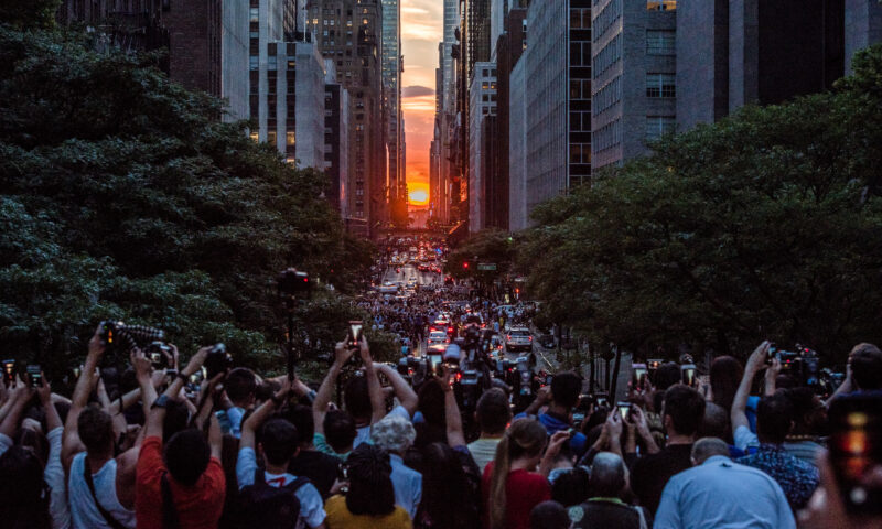 Spectacular ‘Manhattanhenge’ descends on NYC streets at sunset tonight — here’s how to see it