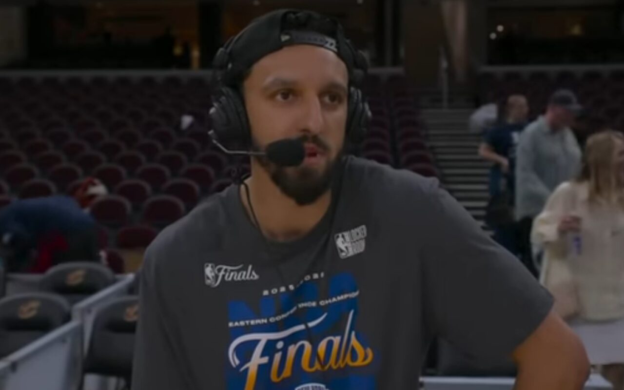 Lights appear to go out on Landry Shamet during ESPN interview after Knicks’ sweep