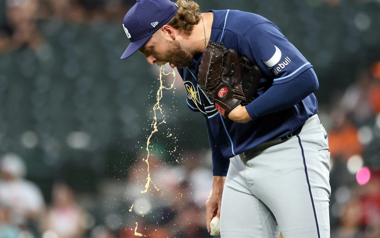 Rays hurler Jonathan Heasley throws up on field in first MLB appearance in two years