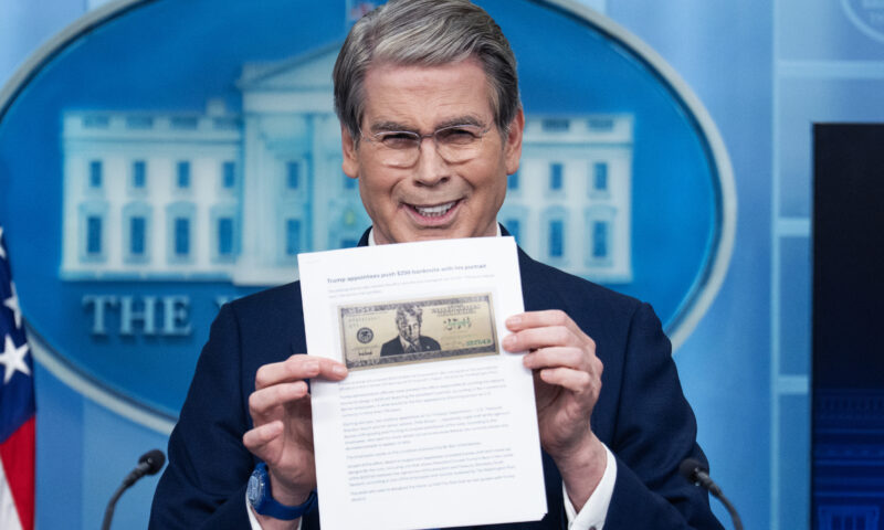 Scott Bessent says it’s ‘fitting’ to put Trump’s face on $250 bill: ‘Great celebratory note’