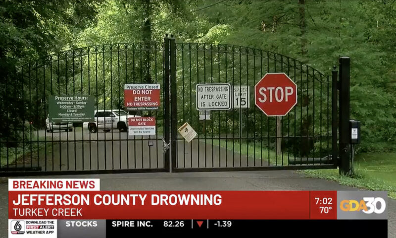 2 children drown as they’re swept away from mother in Alabama nature preserve creek