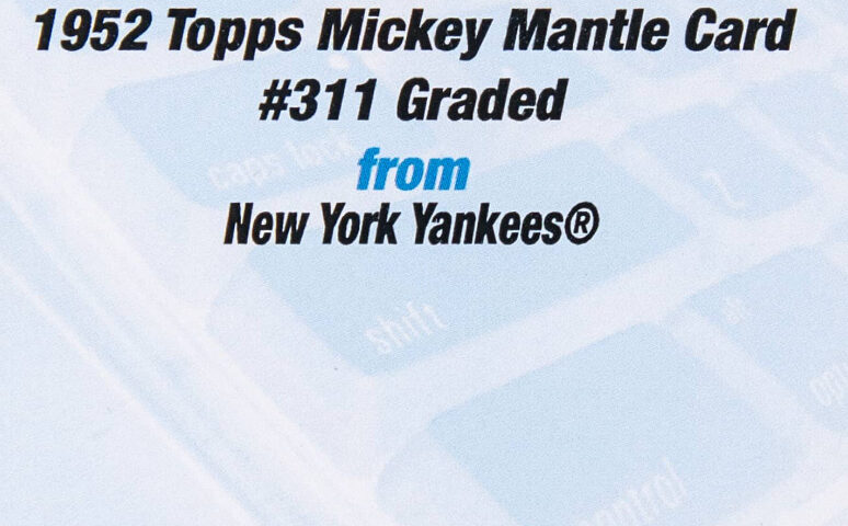Prized Mickey Mantle Topps 1952 card surfaces on eBay-owned platform Goldin