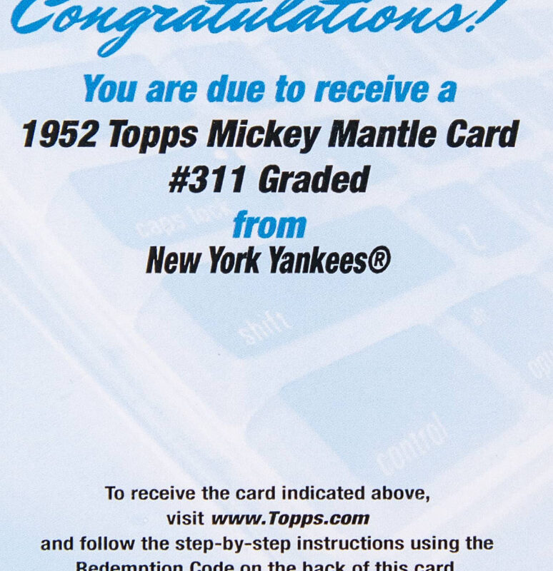 Prized Mickey Mantle Topps 1952 card surfaces on eBay-owned platform Goldin