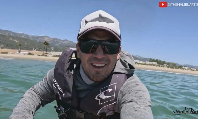 Terrifying moment great white shark attacks diver’s camera off SoCal