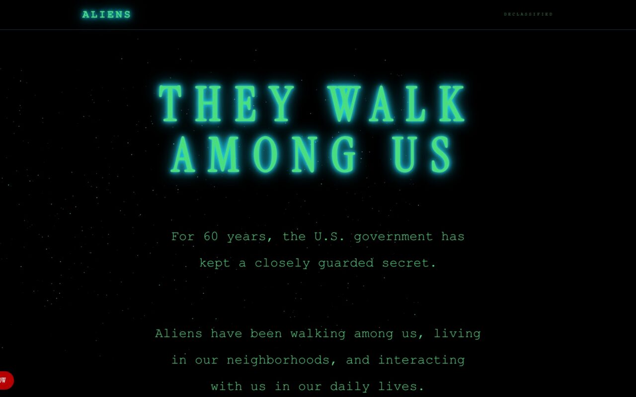 White House launches cheeky ‘Aliens.gov’ website — as admin slowly releases UFO files: ‘They walk among us’