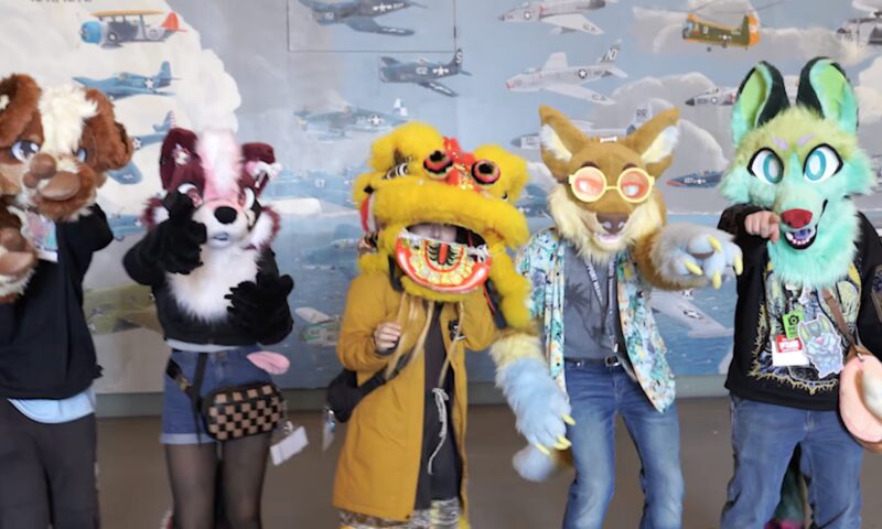 Legendary warship that defeated the Japanese and recovered Apollo 11 turns into raunchy furry camp