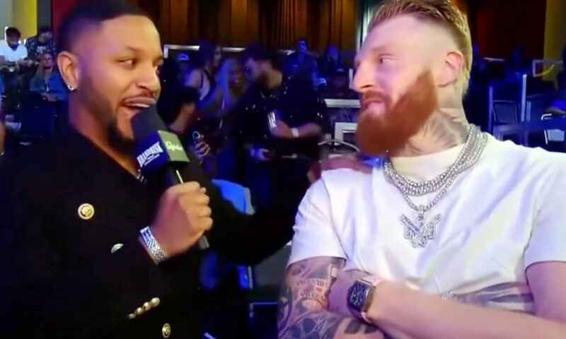 Maxx Crosby interview gets really weird at MMA event: ‘Elephant in the room’