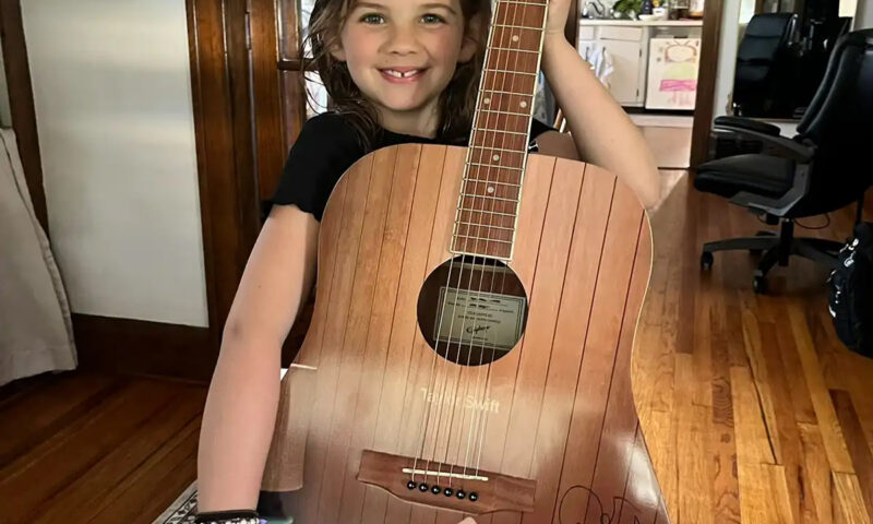 Taylor Swift surprises 8-year-old fan after viral video with musician neighbor reaches superstar