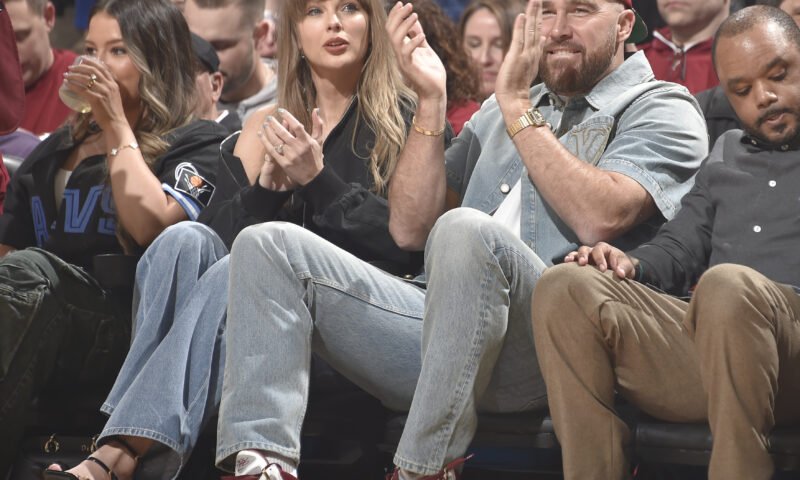 Taylor Swift and Travis Kelce spotted on date night at Knicks game
