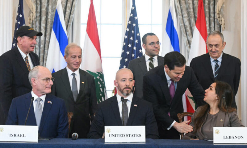 توقيع اتفاق إطار بين لبنان وإسرائيل برعاية أمريكية