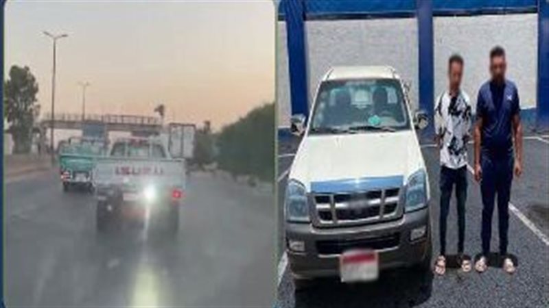 القبض على قائد سيارة ومالكها لتركيبه كشافا خلفيا عالي الإضاءة بالقليوبية