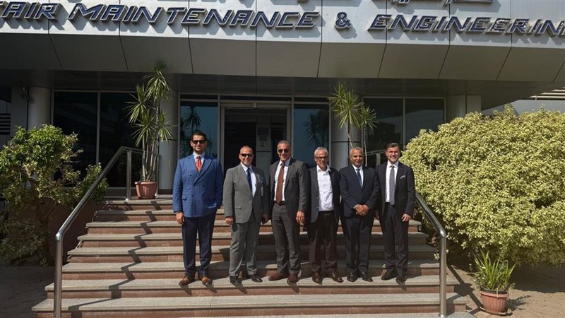 شركة مصر للطيران للصيانة تستقبل وفدًا إماراتيًا رفيع المستوى